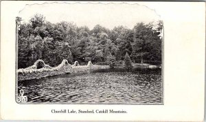 Postcard WATER SCENE Stamford New York NY AN6107