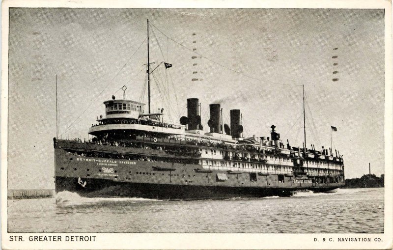 Detroit & Cleveland Navigation Co. (D&C) - Steamer Greater Detroit