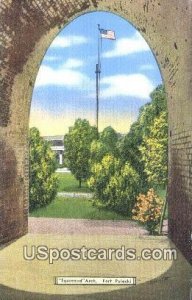 Squeezed Arch - Fort Pulaski, Georgia GA  