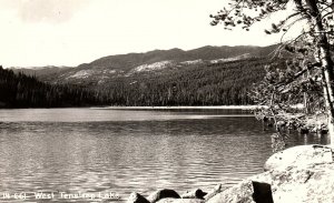 c1930 TENSLEEP WYOMING WEST TENSLEEP LAKE PHOTO RPPC POSTCARD P302