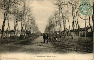 CPA Avenue de GAMBAIS (102900)