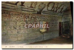 Old Postcard Loches The Dungeon The Dungeon Of Ludovico Sforza