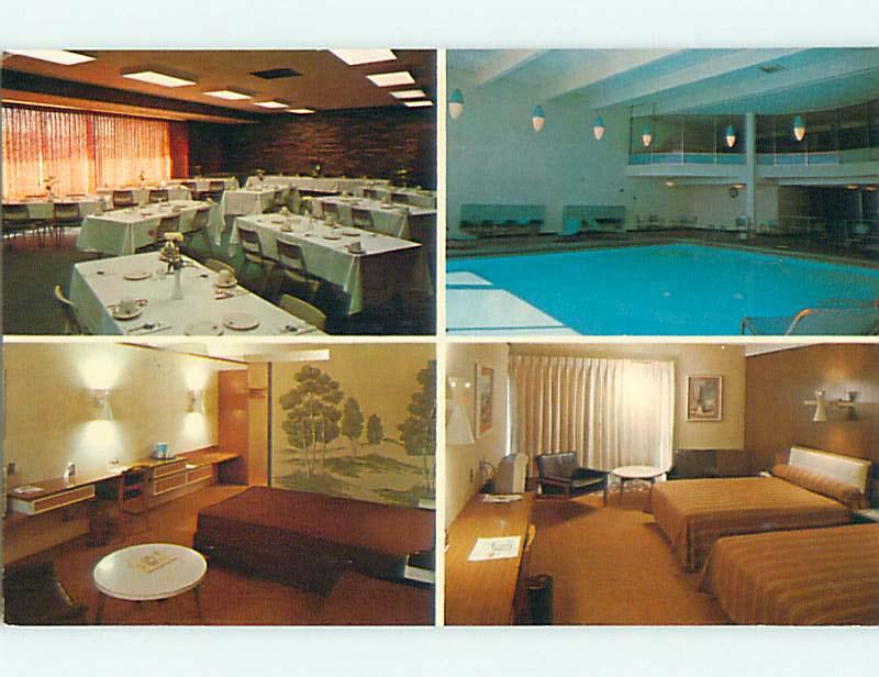 Unused Pre-1980 HOJO - HOWARD JOHNSON MOTEL & POOL Urbana Illinois IL u5970-25