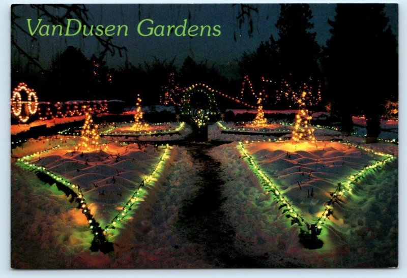 VANCOUVER, B.C. Canada ~ Festival of Lights VanDUSEN GARDENS 4x6  Postcard