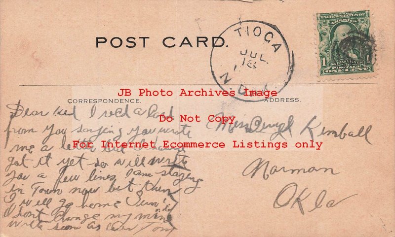 ND, Tioga, North Dakota, Main Street, Business Section