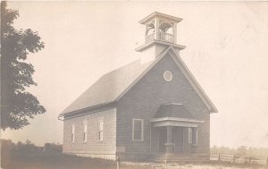 J64/ Wadsworth Ohio RPPC Postcard c1910 Mt Zwingli Church Medina Co 314