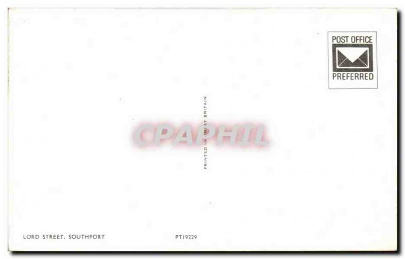 Postcard Old Lord Street Southport