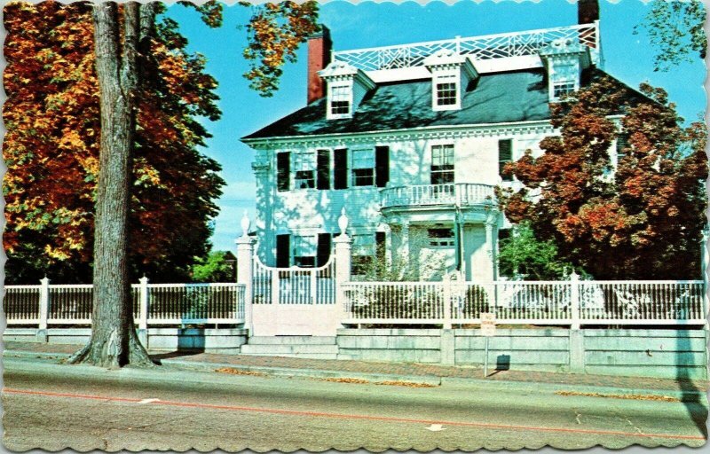 Governor John Langdon Memorial Portsmouth New Hampshire NH Mansion VTG Postcard  