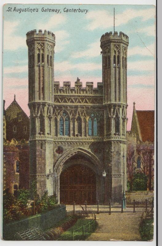 Kent; St Augustine's Gateway, Canterbury PPC By HJ Goulden, Unused, c 1910's