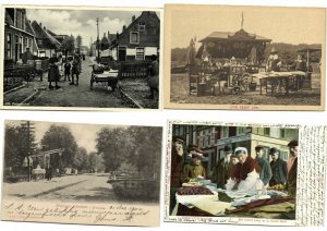 NETHERLANDS STREETLIFE Incl. AMSTERDAM 19Vintage PC Pre-1940 with BETTER (L4299)