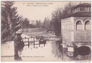 CHATILLON-sur-SEINE, Moulins Marmont et le Chateau, Cote-d'Or, France, 00-10s