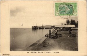 PC BOMA LES QUAIS BELGIAN CONGO (a30841)