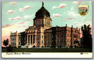 Postcard Helena MT c1918? State Capitol Building