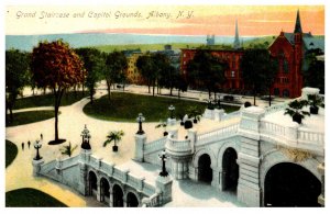 New York Albany Grand Staircase and Capitol Grounds
