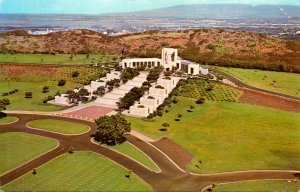 Hawaii Oahu Pacific National Memorial Cemetery 1974