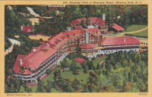 North Carolina Blowing Rock Airplane View Of Mayview Manor Curteich