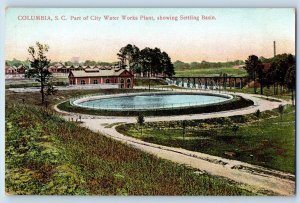 Columbia South Carolina Postcard Part City Water Works Plant Settling Basin 1910