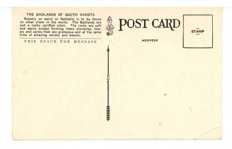 SD - Badlands Nat'l Monument, Chimney Rocks