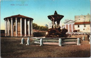 Italy Rome, Roma IL Tempio di Vesta Vintage Postcard C205