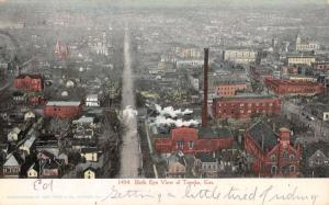 Topeka Kansas Birdseye View Of City Antique Postcard K56895