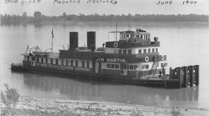 J56/ Snapshot Photograph Photo c1940s Ship Paducah Kentucky Jim Martin 66