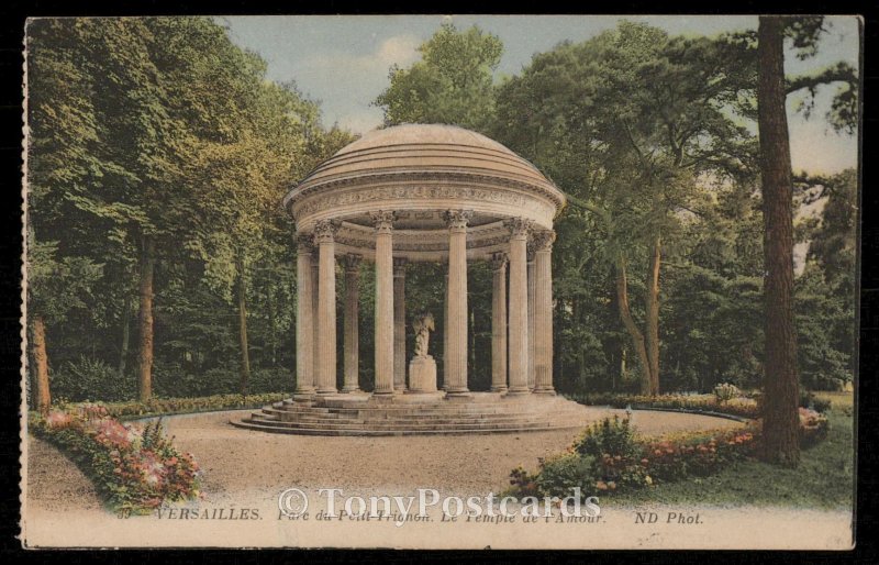 Parc du Petit-Trianon. Le Temple de l'Amor