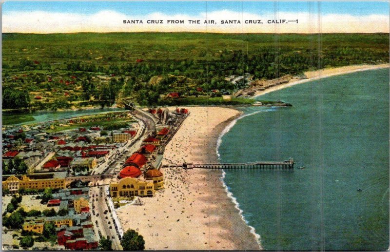 California Santa Cruz From The Air 1942