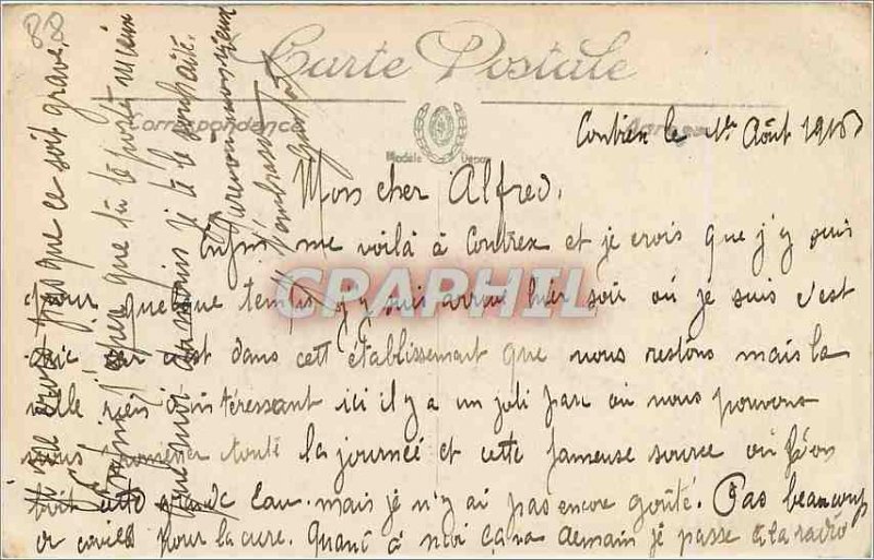 Old Postcard Contrexeville Source Pavilion