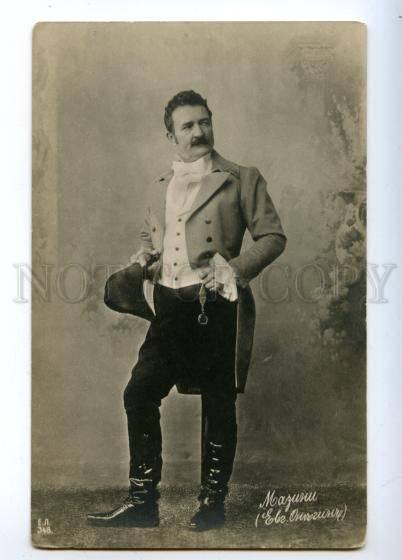 174512 MASINI Italian OPERA star singer ONEGIN Vintage photo