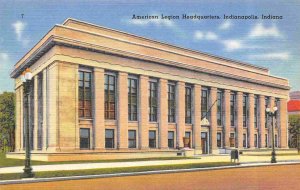 American Legion Headquarters Indianapolis Indiana linen postcard