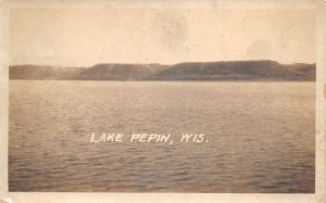 Lake Pepin Wisconsin Scenic View Real Photo Vintage Postcard AA84366