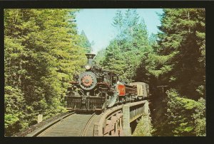 California Western 46 Locomotive 1972 Gary G Allan Color Postcard Unposted