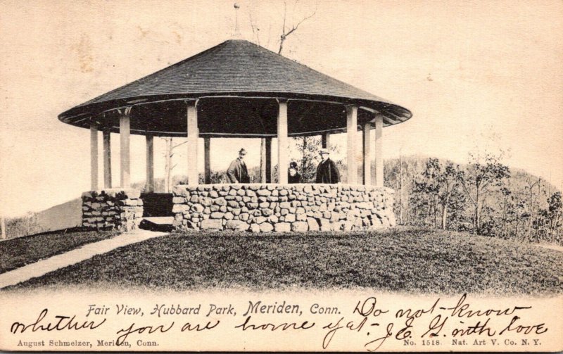 Connecticut Meriden Hubbard Park Fair View 1905