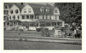 Lakeland Lodge Asbury Park, New Jersey Vintage Old Cars Postcard