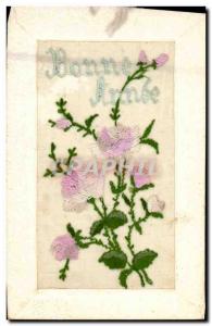 Old Postcard Fantasy Flowers Toil?e