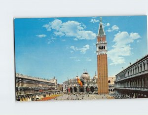Postcard S. Mark Square, Venice, Italy