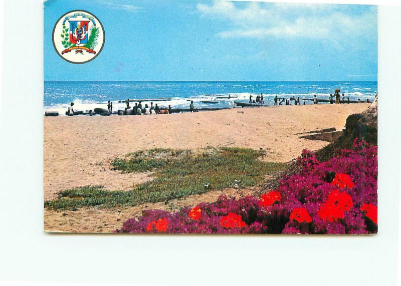 Postcard Trinidad maria Sanchez Bahai Escesa Scotish Bay Beach  # 3939A