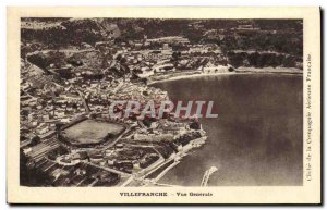 Old Postcard Villefranche Vue Generale