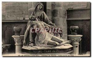 Old Postcard Croisic (Loire Inf) Interleur I Eglles of Our Lady of Pity Christ