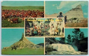 Postcard - Nebraska Where the West Begins - Greetings From Nebraska