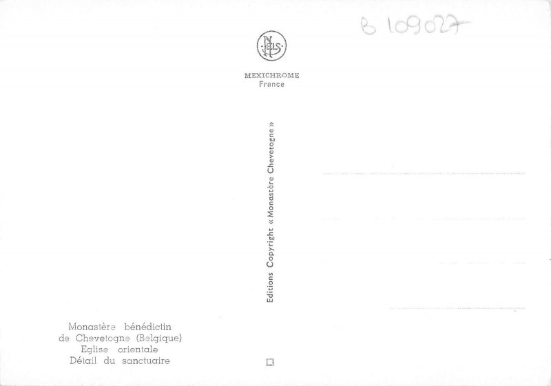 B109027 Belgium Monastere Benedictin de Chevetogne