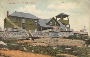 Camden, Maine Mt. Battie House Knox County 1912 Vintage Postcard