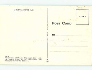 Pre-1980 AERIAL VIEW Miami Florida FL AC9551