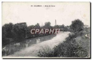 Old Postcard Seine Colombes Arm