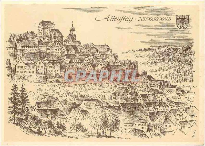 Modern Postcard Altensteig Schwarzwald