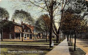 East Avenue New Philadelphia Ohio 1910c postcard