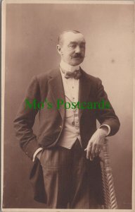 Ancestor Postcard - Dutch Men 1910's Fashion,Male,Moustache,Suited,1917 RS33735