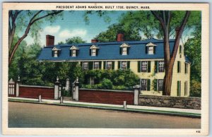 c1940s Quincy, Mass. President John Adam Mansion House Victorian Home MA PC A250