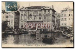 Old Postcard Marseille City Hall