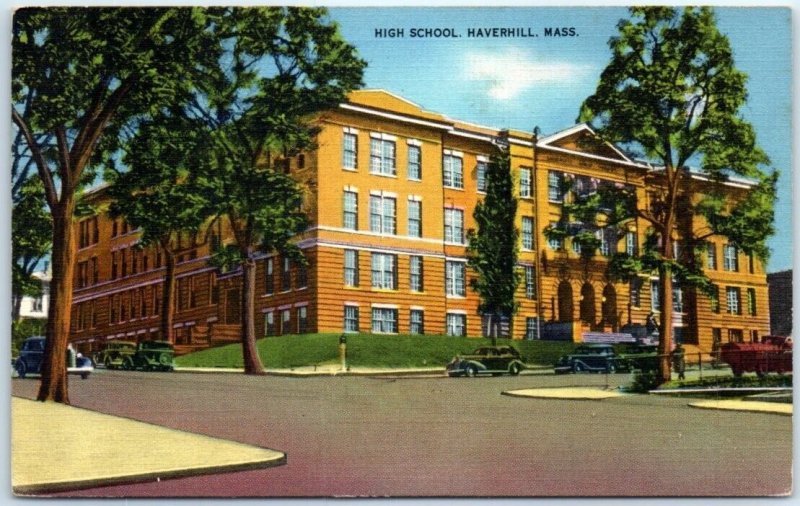 Postcard - High School - Haverhill, Massachusetts